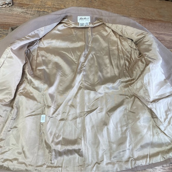 EDDIE BAUER Vintage Wool Blazer women’s Medium Tall classic business casual - Picture 5 of 12